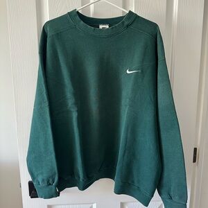 Vintage Nike crewneck sweater dark green size L